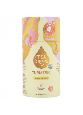 Tea Drops, Turmeric, Caffeine Free,  0.3 oz