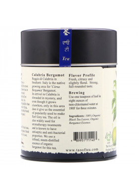 The Tao of Tea, Certified Organic Black Tea and Bergamot, Earl Grey, 3.5 oz (100 g)