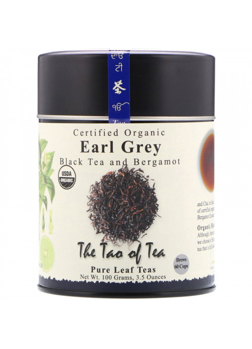 The Tao of Tea, Certified Organic Black Tea and Bergamot, Earl Grey, 3.5 oz (100 g)