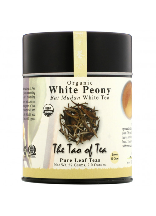 The Tao of Tea, Organic Bai Mudan White Tea, White Peony, 2.0 oz (57 g)