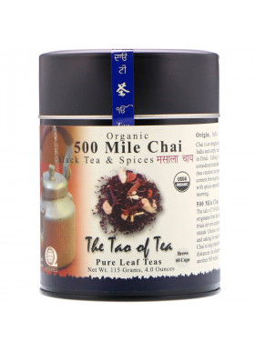 The Tao of Tea, Organic Black Tea & Spices, 500 Mile Chai, 4.0 oz (115 g)
