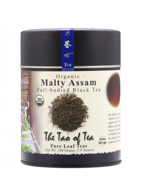 The Tao of Tea, Organic Full Bodied Black Tea, Malty Assam, 3.5 oz (100 g)