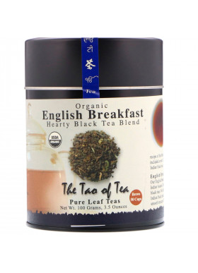 The Tao of Tea, Organic Hearty Black Tea Blend, English Breakfast, 3.5 oz (100 g)