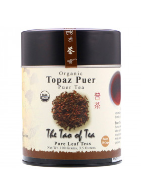 The Tao of Tea, Organic Puer Tea, Topaz Puer, 3.5 oz (100 g)