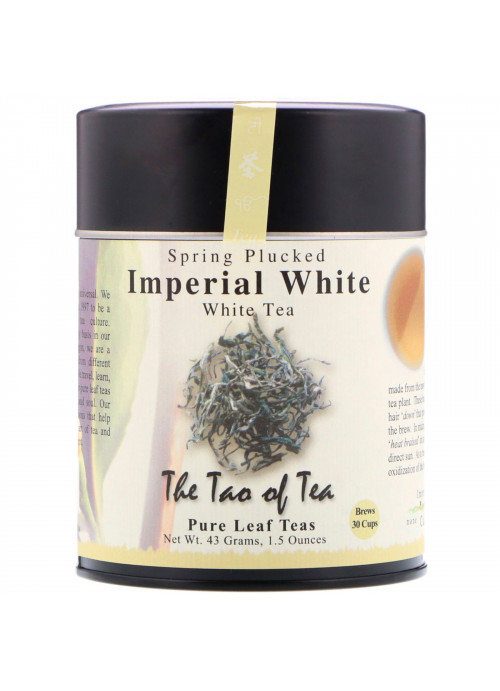 The Tao of Tea, Spring Plucked White Tea, Imperial White , 1.5 oz (43 g)