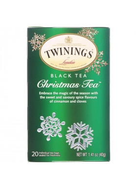 Twinings, Black Tea, Christmas Tea, 20 Tea Bags, 1.41 oz (40 g)