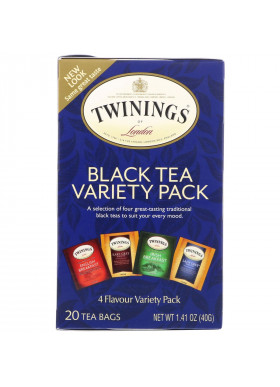 Twinings, Black Tea Variety Pack, 20 Tea Bags, 1.41 oz (40 g)