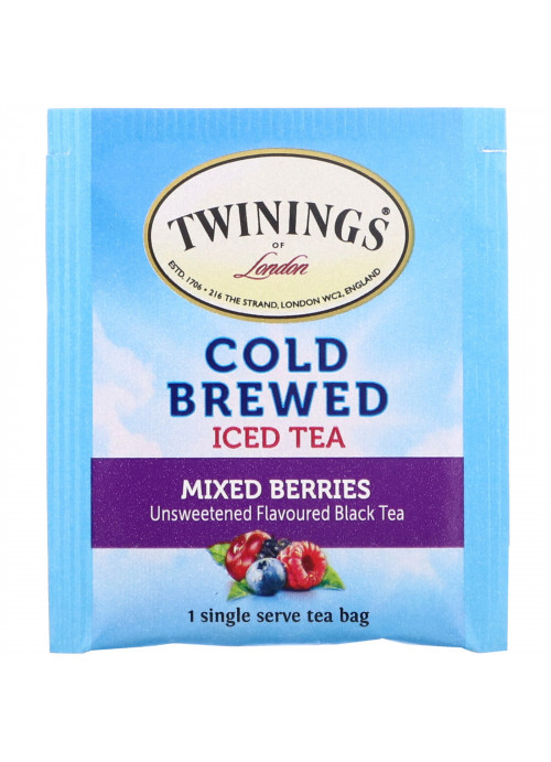 Twinings, Cold Brewed Iced Tea, Mixed Berries, 20 Tea Bags, 1.41 oz (40 g)