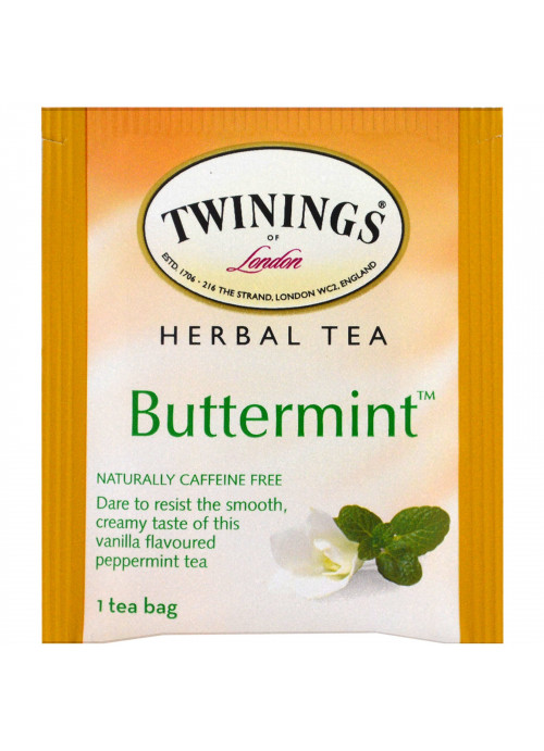 Twinings, Herbal Tea, Buttermint, Caffeine Free , 20 Individual Tea Bags, 1.41 oz (40 g)