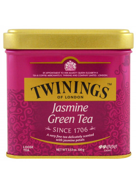 Twinings, Jasmine Green, Loose Tea, 3.53 oz (100 g)