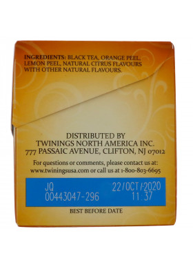 Twinings, Lady Grey Black Tea, 20 Tea Bags, 1.41 oz (40 g)