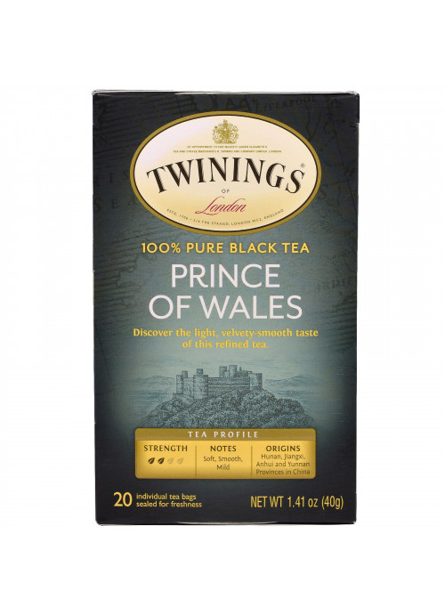 Twinings, Prince of Wales Tea, 20 Tea Bags, 1.41 oz (40 g)
