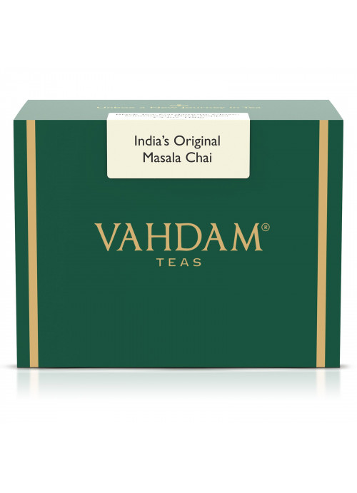 Vahdam Teas, Black Tea, Original Chai, 3.53 oz (100 g)