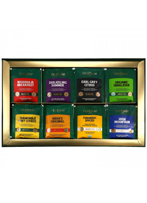 Vahdam Teas, Founder's Select, Assorted Teas, 40 Tea Bags, 2.82 oz (80 g)