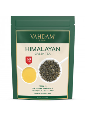 Vahdam Teas, Green Tea, Himalayan, 3.53 oz (100 g)