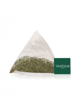 Vahdam Teas, Green Tea, Mint Melody, 15 Tea Bags, 1.06 oz (30 g)