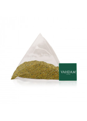 Vahdam Teas, Herbal Tea, Turmeric Ashwagandha, Caffeine Free, 15 Infusion Bags, 1.06 oz (30 g)