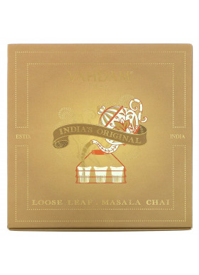 Vahdam Teas, Loose Leaf Masala Chai, India's Original Gift Set, 1 Tin Caddy