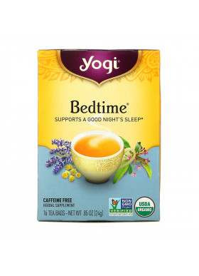 Yogi Tea, Bedtime, Caffeine Free, 16 Tea Bags, .85 oz (24 g)