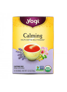 Yogi Tea, Calming, Caffeine Free, 16 Tea Bags, 1.02 oz (29 g)