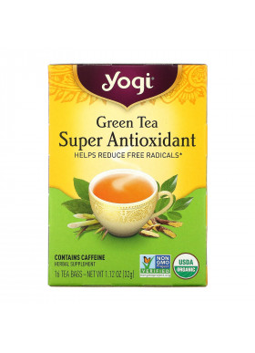 Yogi Tea, Green Tea Super Antioxidant, 16 Tea Bags, 1.12 oz (32 g)