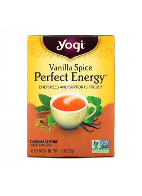 Yogi Tea, Perfect Energy, Vanilla Spice, 16 Tea Bags, 1.12 oz (32 g)