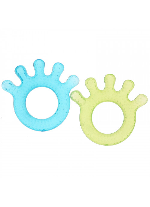 Green Sprouts, Cooling Teether, 3+ Months, Blue, 2 Pack