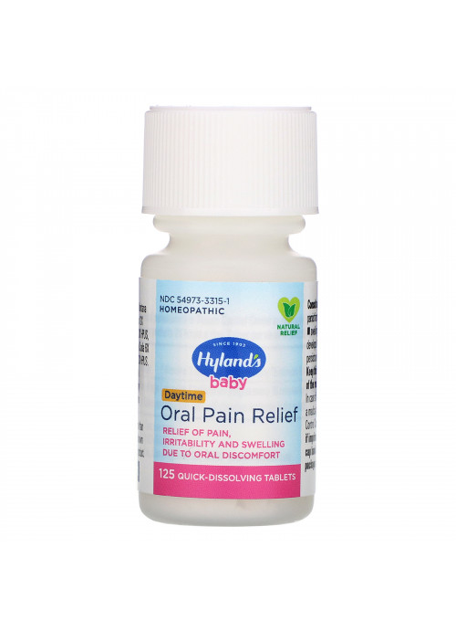 Hyland's, Baby, Oral Pain Relief Daytime, 125 Quick-Dissolving Tablets