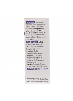 NatraBio, Children's Teething Relief, Non-Alcohol Formula, Liquid, 1 fl oz (30 ml)