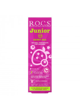 R.O.C.S., Junior, Berry Mix Toothpaste, 6-12 Years , 2.6 oz (74 g)