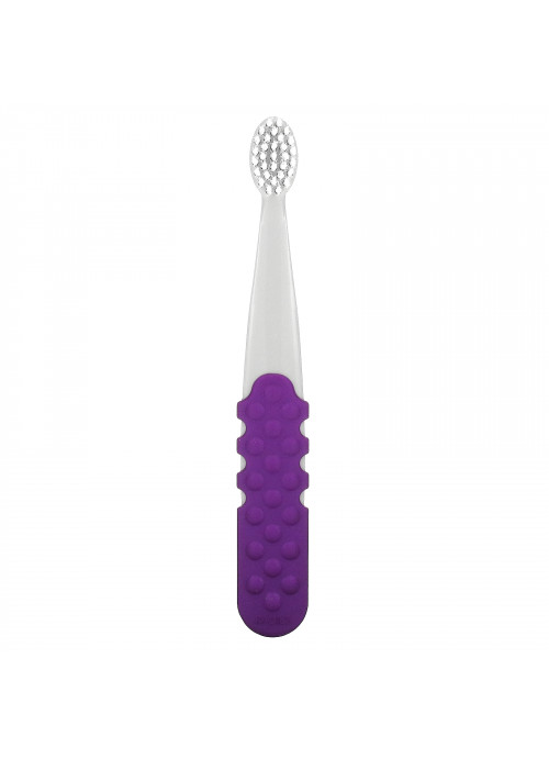 RADIUS, Totz Plus Brush, 3 Years +, Extra Soft, Gray Purple, 1 Toothbrush