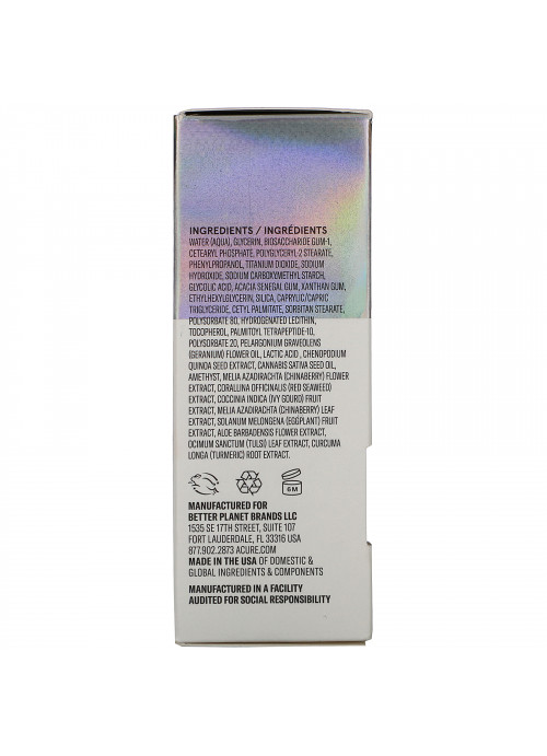 Acure, Resurfacing Inter-Gly-Lactic Shimmer Serum, 0.67 fl oz (20 ml)