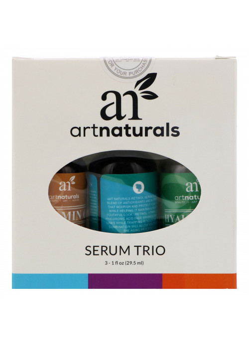 Artnaturals, Serum Trio Set, 3 Serums, 1 fl oz (29.5 ml) Each