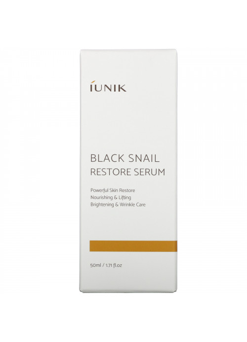 iUNIK, Black Snail Restore Serum, 1.71 fl oz (50 ml)