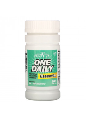 21st Century, One Daily, Essential, 100 Tablets