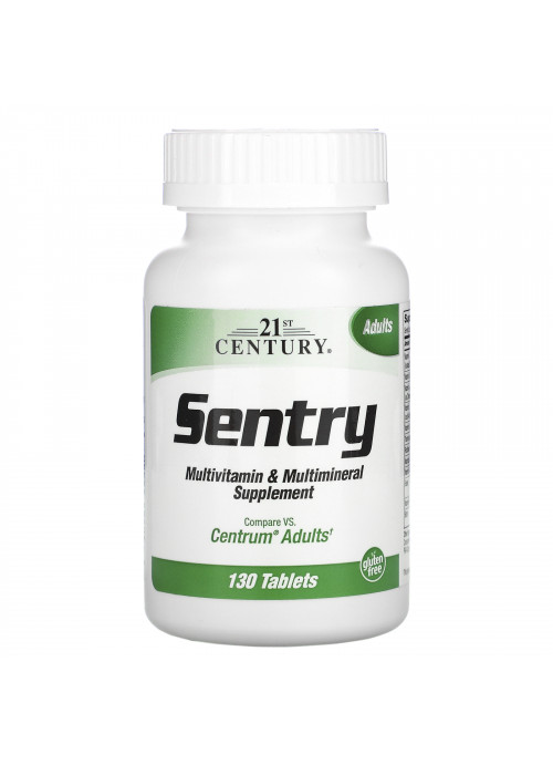 21st Century, Sentry, Adults Multivitamin & Multimineral Supplement, 130 Tablets