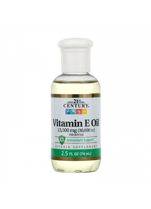 21st Century, Vitamin E Oil, 13,500 mg (30,000 IU), 2.5 fl oz (74 ml)