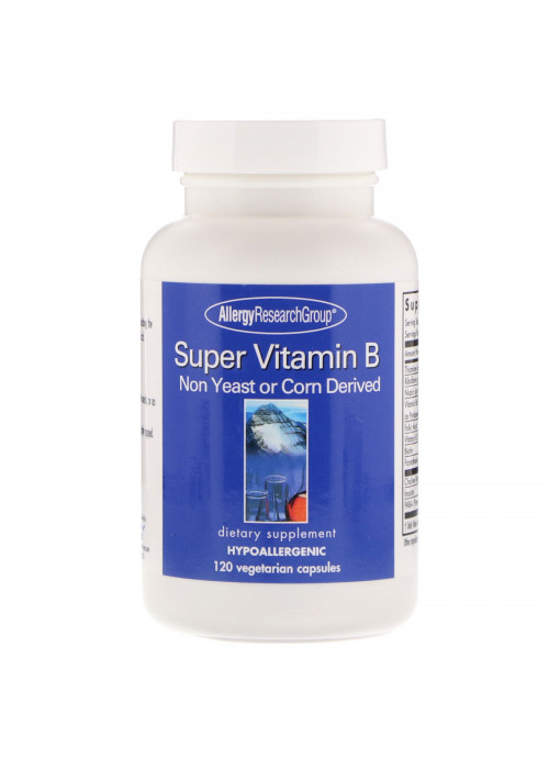 Allergy Research Group, Super Vitamin B Complex, 120 Vegetarian Capsules