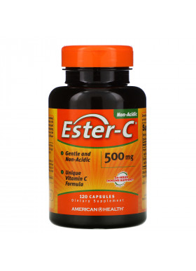 American Health, Ester-C, 500 mg, 120 Capsules