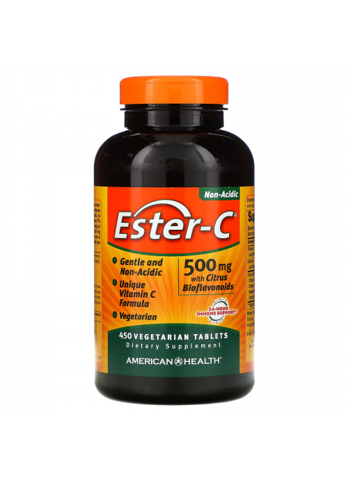 American Health, Ester-C with Citrus Bioflavonoids, 500 mg, 450 Vegetarian Tablets