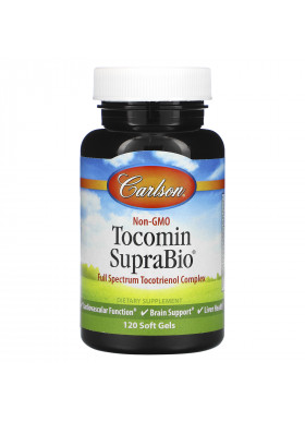 Carlson Labs, Tocomin SupraBio, 120 Soft Gels