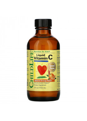 ChildLife, Essentials, Liquid Vitamin C, Natural Orange, 4 fl oz (118.5 ml)