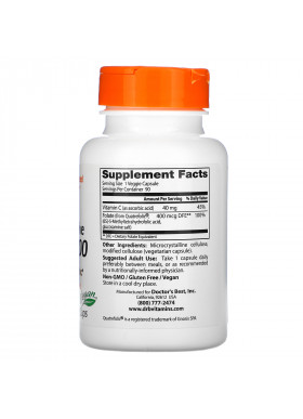 Doctor's Best, Fully Active Folate 400 with Quatrefolic, 400 mcg, 90 Veggie Caps