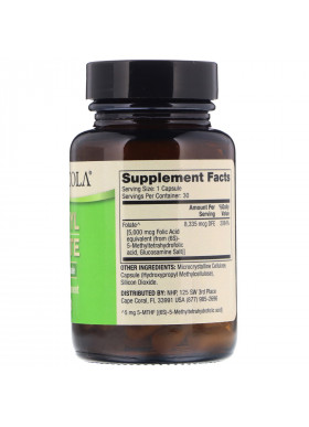 Dr. Mercola, Methyl Folate, 5 mg, 30 Capsules