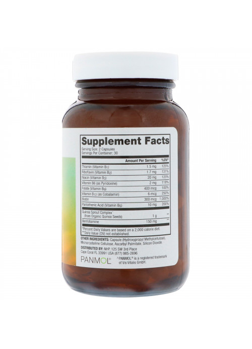 Dr. Mercola, Vitamin B Complex with Benfotiamine, 60 Capsules