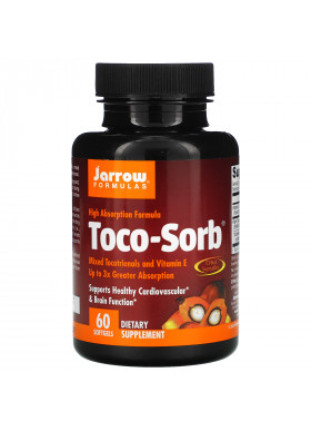 Jarrow Formulas, Toco-Sorb, Mixed Tocotrienols and Vitamin E, 60 Softgels