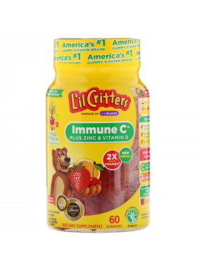 L'il Critters, Immune C Plus Zinc & Vitamin D, 60 Gummies