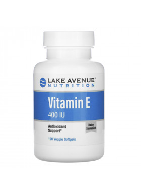 Lake Avenue Nutrition, Vitamin E, 400 IU, 120 Veggie Softgels