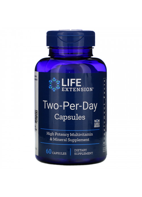 Life Extension, Two-Per-Day Capsules, 60 Capsules
