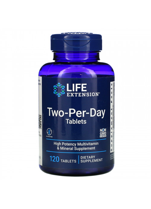 Life Extension, Two-Per-Day Tablets, 120 Tablets